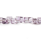 4.5-5mm Amethyst pavilion faceted Emerald Cut Beads 13 inch 80 pieces - Beadsofcambay.com