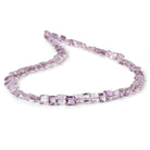 4.5-5mm Amethyst pavilion faceted Emerald Cut Beads 13 inch 80 pieces - Beadsofcambay.com