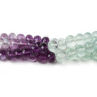 4.5-5mm Mint & Purple Fluorite micro faceted rondelles 16 inch 102 beads AAA - Beadsofcambay.com