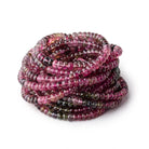 4.5-5mm Multi Color Tourmaline Faceted Rondelle Beads 19 inch 160 pieces AAA - Beadsofcambay.com