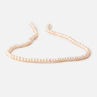 4.5-5mm Peach Off Round Large Hole Freshwater Pearls 15 inch 110 Beads - Beadsofcambay.com