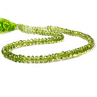 4.5-5mm Peridot Faceted Rondelle Beads 16 inch 116 pieces - Beadsofcambay.com