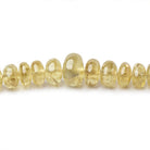4.5-6.5mm Grossular Garnet Plain Rondelle Beads 16 inch 136 pieces AA - Beadsofcambay.com