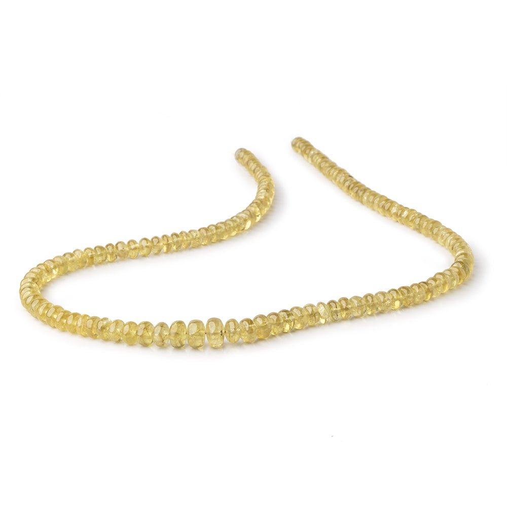 4.5-6.5mm Grossular Garnet Plain Rondelle Beads 16.5 inch 129 pieces AA - Beadsofcambay.com