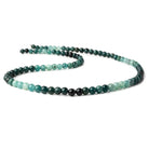 4.5-6mm Grandidierite plain round beads 18.5 inch 93 beads AA grade - Beadsofcambay.com