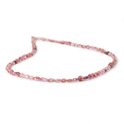 4.5-6mm Shaded Pink Tourmaline Plain Ovals 16 inch 81 Beads AA - Beadsofcambay.com