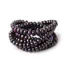 4.5-7.5mm Sugilite Plain Rondelle Beads 18 inch 103 pieces AA - Beadsofcambay.com