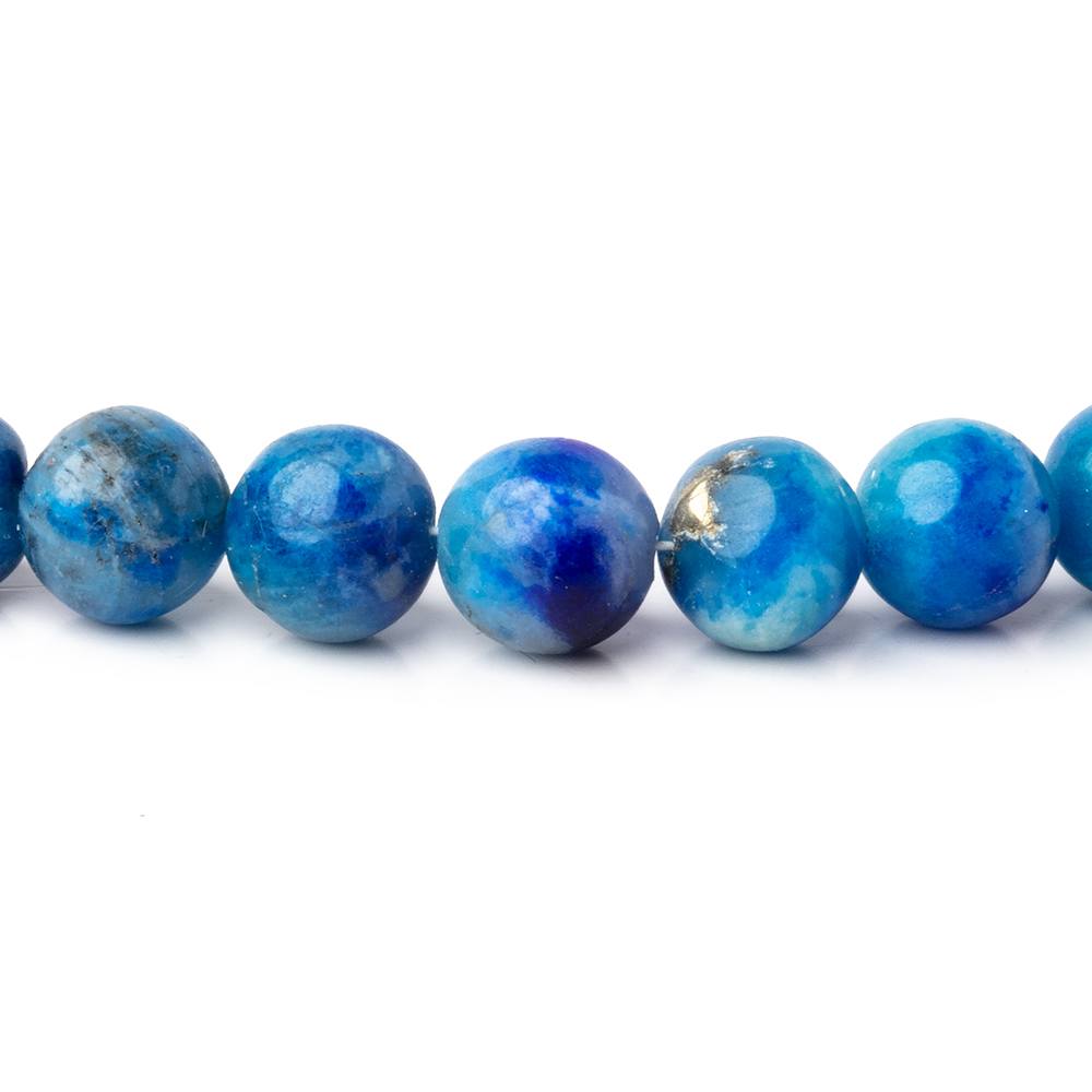 4.5-8mm Afghanite Plain Round Beads 18 inch 74 pieces AAA - Beadsofcambay.com