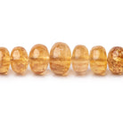 4.5-8mm Precious Topaz Plain Rondelle Beads 16 inch 112 pieces AA - Beadsofcambay.com