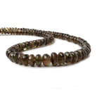 4.5-9mm Andalusite Beads Plain Rondelle 15 inch 115 pieces - Beadsofcambay.com