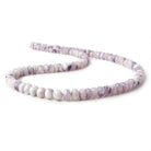 4.5mm - 8.5mm Morado Purple Opal faceted rondelles 18 inch 100 beads - Beadsofcambay.com