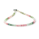 4.5mm Afghani Tourmaline Faceted Rondelle Beads 14 inch 133 pieces A view 2
