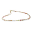 4.5mm Afghani Tourmaline Faceted Rondelle Beads 14 inch 136 pieces - Beadsofcambay.com