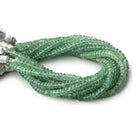4.5mm Green Kyanite Faceted Rondelle Beads 8 inch 83 pieces - Beadsofcambay.com