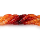 4.5mm Multi Color Fire Opal plain heshi beads 15 inch 305 pieces - Beadsofcambay.com