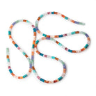 4.5mm Multi Gemstone Plain Rondelle Beads 36 inch 330 pieces AA - Beadsofcambay.com