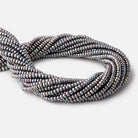 4.5mm Peacock Center Drilled Button Freshwater Pearls 16 inch 142 Beads AA - Beadsofcambay.com