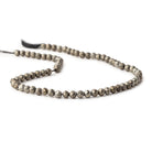 4.5mm Pyrite Faceted Rounds 13.5 inch 86 beads - Beadsofcambay.com