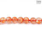 4.5mm Sunstone Plain Round Beads 21 inch 126 pieces AAA 1mm hole - Beadsofcambay.com