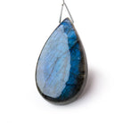 45x26x8mm Labradorite Plain Pear Pendant 1 AAA Focal - Beadsofcambay.com