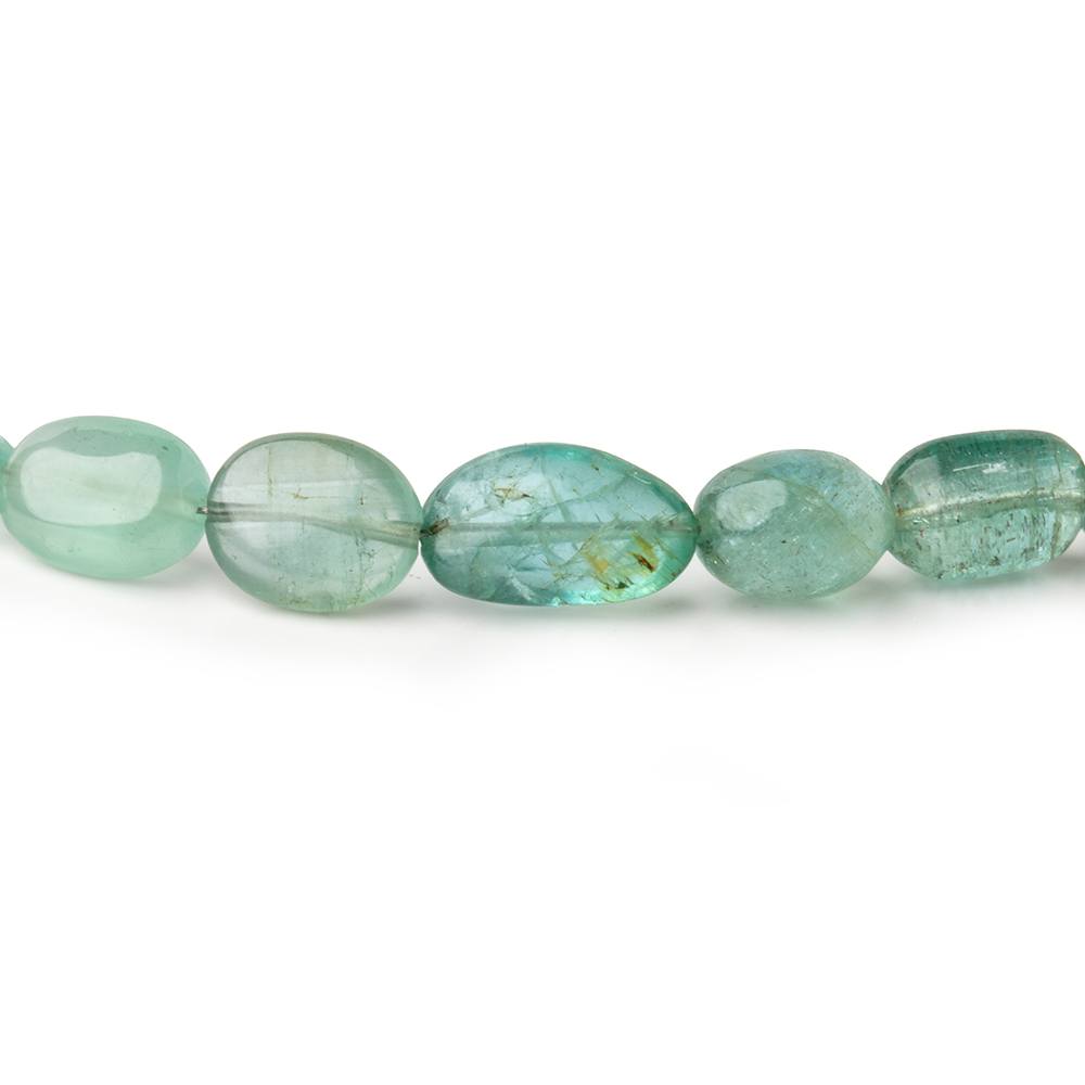 4.5x4-11x7mm Zambian Emerald plain nugget beads 18 inch 64 pieces A - Beadsofcambay.com
