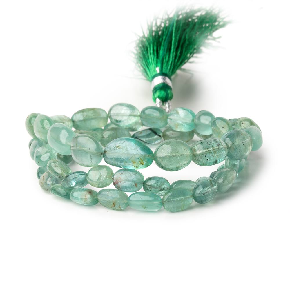 4.5x4-11x7mm Zambian Emerald plain nugget beads 18 inch 64 pieces A - Beadsofcambay.com