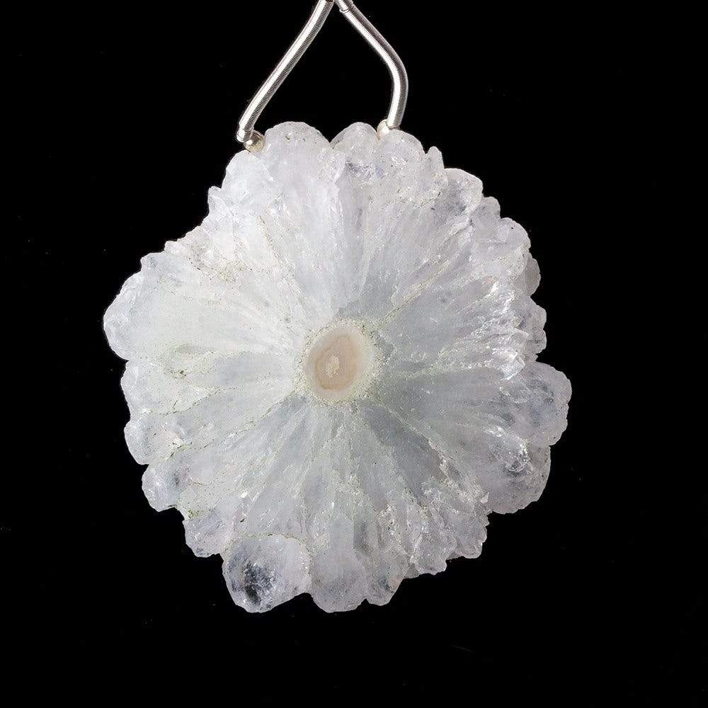 45x48mm Solar Quartz Plain Slice Bead 1 piece - Beadsofcambay.com