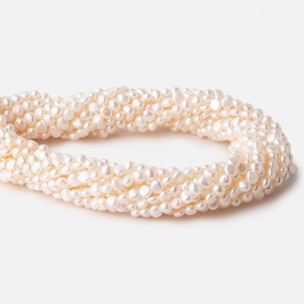 4.5x4mm Cream Baroque Freshwater Pearls Set of 12 Strands - Beadsofcambay.com