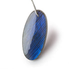 47x22x7.5mm Labradorite Plain Oval Pendant 1 AAA Focal - Beadsofcambay.com
