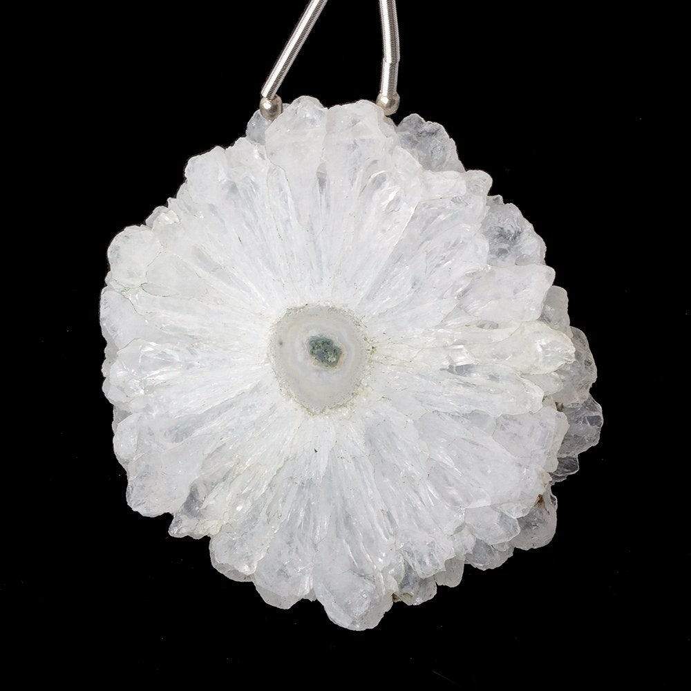 48x48mm Solar Quartz Plain Slice Bead 1 piece - Beadsofcambay.com