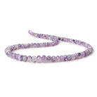 4mm - 9mm Morado Purple Opal faceted rondelles 18 inch 103 beads - Beadsofcambay.com
