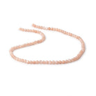 4mm Angel Skin Moonstone Plain Rounds 15.5 inch 95 beads AA - Beadsofcambay.com