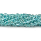 4mm Apatite checkerboard calibrated faceted coins 12.5 inch 82 beads AAA - Beadsofcambay.com