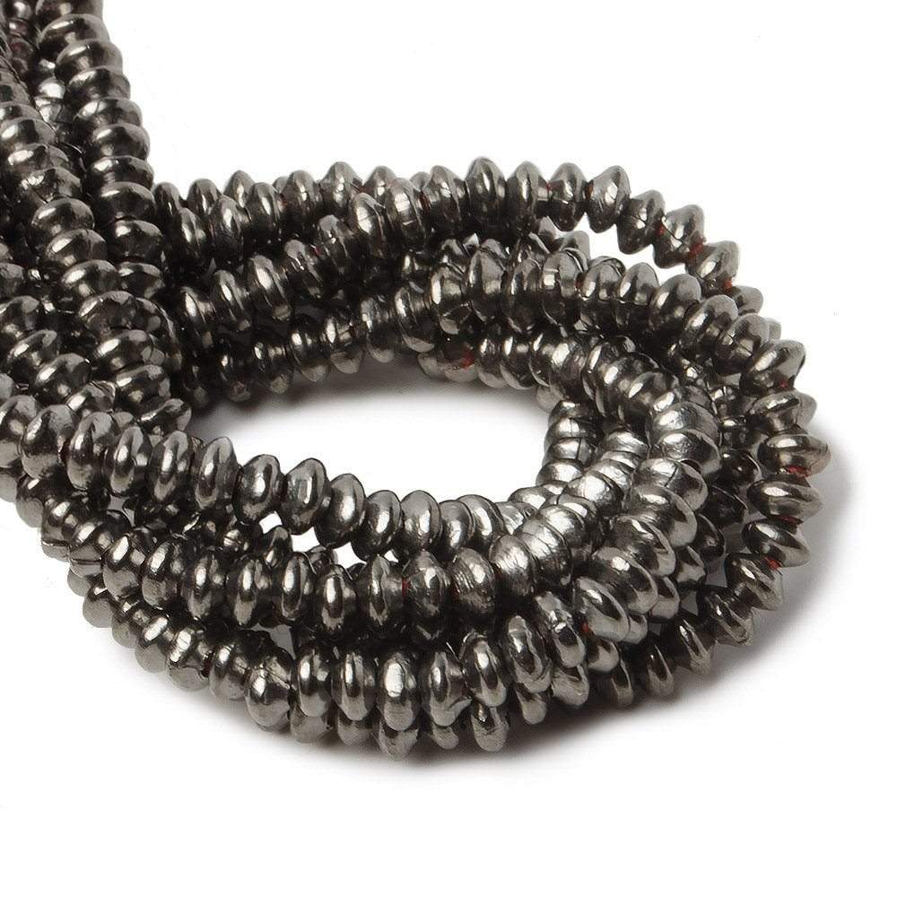 4mm Black Gold plated Copper Disc 8 inch 99 pcs - Beadsofcambay.com