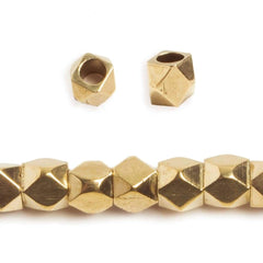 Brass Faceted Nuggets