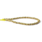 4mm Brass Plain Round Beads 48 beads 8 inch - Beadsofcambay.com