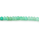 4mm Chrysoprase Faceted Rondelles 13.75 inch 122 pieces - Beadsofcambay.com