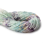 4mm Fluorite Checkerboard Faceted Calibrated Coin Beads 12.25 inch 85 pieces - Beadsofcambay.com