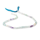 4mm Fluorite Checkerboard Faceted Calibrated Coin Beads 12.25 inch 85 pieces - Beadsofcambay.com