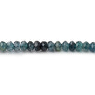 4mm Indicolite Tourmaline Faceted Rondelle Beads 14 inch 140 pieces - Beadsofcambay.com