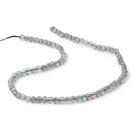 4mm Labradorite Micro Faceted Cube Beads 12 inch 78 pieces - Beadsofcambay.com
