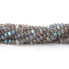 4mm Labradorite Micro Faceted Rondelle Beads 13.5 inch 114 pieces AAA - Beadsofcambay.com