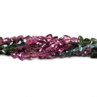 4mm Multi Color Tourmaline faceted trillion beads 18 inch 118 pieces AA - Beadsofcambay.com