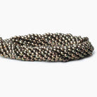 4mm Mushroom Green Straight Drilled Oval Freshwater Pearls, 15 inch, 90 pieces - Beadsofcambay.com