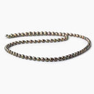 4mm Mushroom Green Straight Drilled Oval Freshwater Pearls, 15 inch, 90 pieces - Beadsofcambay.com