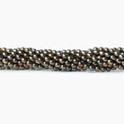 4mm Mushroom Green Straight Drilled Oval Freshwater Pearls, 15 inch, 90 pieces - Beadsofcambay.com