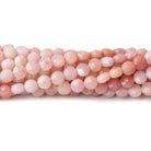 4mm Pink Peruvian Opal checkerboard calibrated faceted coins 12.5 inch 85 beads AAA - Beadsofcambay.com