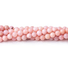 4mm Pink Peruvian Opal Plain Round Beads 15.75 inch 95 pieces - Beadsofcambay.com