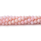 4mm Pink Peruvian Opal Plain Round Beads 16 inch 100 pieces - Beadsofcambay.com
