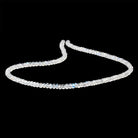 4mm Rainbow Moonstone Plain Rondelle Beads 16 inch 142 pieces AA - Beadsofcambay.com